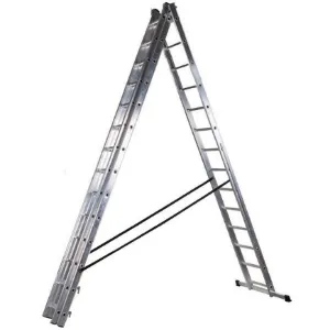 Drabina aluminiowa 3-częściowa 3x14