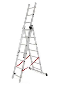 Drabina aluminiowa 3-częściowa 3x7