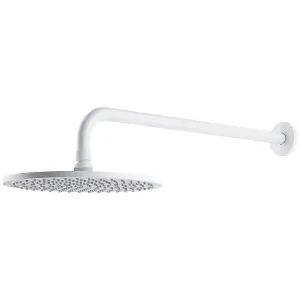 Deszczownica z ramieniem Slimline Ø25 cm biały mat
