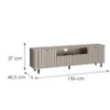Obrazek Szafka RTV Novado 5nv 200 Clay Gray