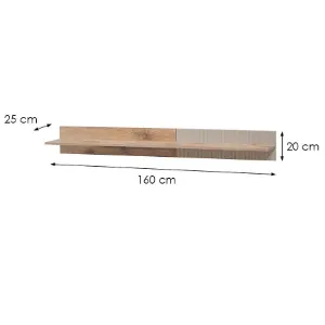 Obrazek Półka Catalina Dvc Ct Pw Dąb Viking/Kaszmir
