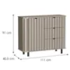 Obrazek Komoda Novado 3nv 110 Clay Gray