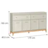 Obrazek Komoda Windsor 2w 180 Kashmir/Dąb Naturalny