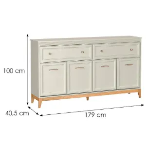 Obrazek Komoda Windsor 2w 180 Kashmir/Dąb Naturalny