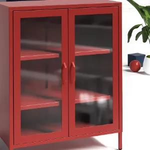Obrazek Witryna Metalowa Gina Modern Red