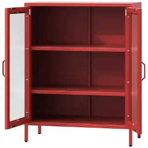 Obrazek Witryna Metalowa Gina Modern Red