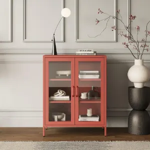Obrazek Witryna Metalowa Gina Modern Red