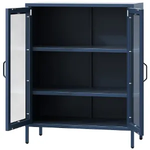 Obrazek Witryna Metalowa Gina Modern Dark Blue