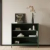 Obrazek Regał Metalowy Niski Luca Modern Bottle Green