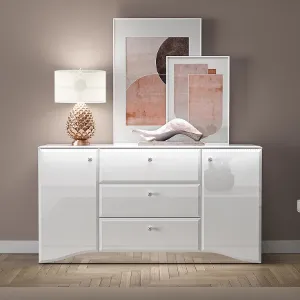 Obrazek Komoda Glamour 02 Biały Połysk