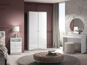 Obrazek Komoda Glamour 02 Biały Połysk