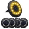 Obrazek Lampa najazdowa solarna Sagita Dyski x4 46833