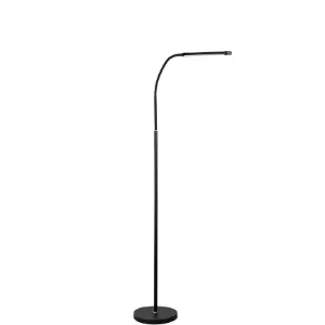 Obrazek Lampa podłogowa LED LONGA 9W Black LP1