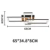 Obrazek Lampa Alma 3P WOOD AC-AL3PWOL 20W PL3