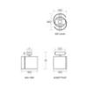 Obrazek Lampa HUGO Black 2955/Z-B-1 LW1