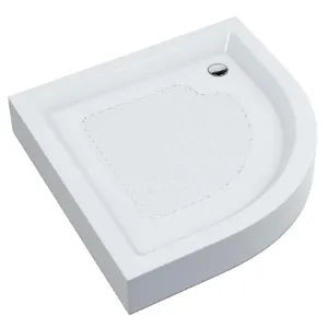 Obrazek Brodzik półokrągły 80x80x16 zabudowany R55 AQM352L