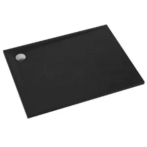 Obrazek Brodzik prostokątny AQM12465CST 80X100X3 czarny