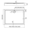 Obrazek Brodzik Competia 90X100X14 3.0168
