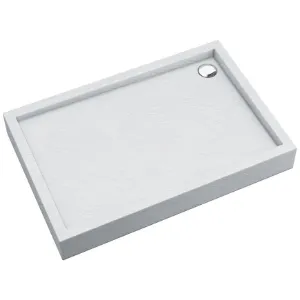 Obrazek Brodzik prostokątny Astrix 80x100x16 biały struktura AQM4736BST