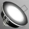 Obrazek Lampa LED oczko czarny szczotkowany okrągły