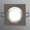 Obrazek Lampa LED oczko srebrny piaskowany kwadrat