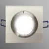 Obrazek Lampa LED oczko srebrny szczotkowany kwadrat