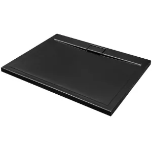 Obrazek Brodzik prostokątny Axim Ultraslim Stone Effect New 100x80 czarny