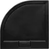 Obrazek Brodzik półokrągły Axim Ultraslim Stone Effect New 90x90 czarny
