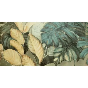 Obrazek Dekor 1 Alabaster Shine Leaves A 59,8/119,8