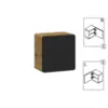 Obrazek Szafka wisząca Bronx 35 kubik dąb artisan-czarny mat