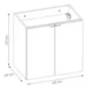 Obrazek Szafka Nova Oak 60 drzwi