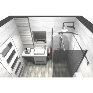 Obrazek Dekor Oslo grey pasy 25/50