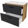 Obrazek Szafka Eden D80 dąb craft/grafit