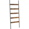 Obrazek Drabinka Rustic 2 brązowy/czarny 60x176