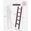 Obrazek Drabinka Rustic burgundy 43.6X8X160