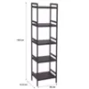 Obrazek Regał brązowy 45x31.5x142