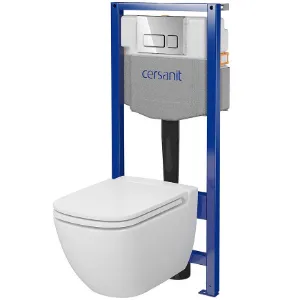 Obrazek Zestaw podtynkowy Caspia B981 przycisk chrom mechaniczny
