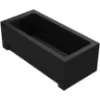 Obrazek Wanna Dora 150x70 czarny mat