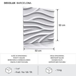 Obrazek Panel Dekoracyjny 3D Barcelona