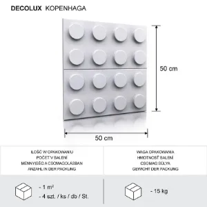 Obrazek Panel Dekoracyjny 3D Kopenhaga
