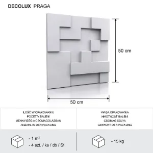 Obrazek Panel Dekoracyjny 3D Praga