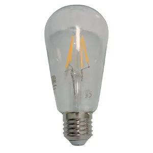 Obrazek ŻARÓWKA FL ST64 4W/480LM E27 230V 2700K CLEAR