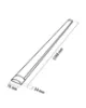 Obrazek Oprawa Batten Led Biała 36W Q-34b