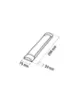 Obrazek Oprawa Batten Led Biała 9W Q-30b