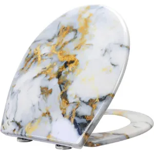 Obrazek Deska sedesowa duropalst gold marmur