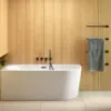 Obrazek Wanna  wolnostojąca narożna Avita A-Line 150/75 L + syfon klik-klak chrom z przelewem slim