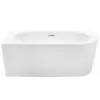Obrazek Wanna  wolnostojąca narożna Avita A-Line 170/75 L + syfon klik-klak chrom z przelewem slim