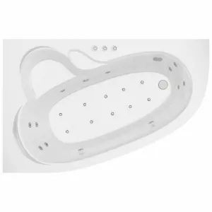 Wanna z hydromasażem Madura 160/105 L 12DW+10DP sterowanie pneumatyczne