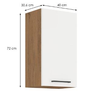Obrazek Szafka kuchenna Vigo biały HG 40g-72 1f