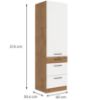 Obrazek Szafka kuchenna Vigo biały HG 60dks-210 3s 1f